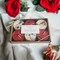 Enchanted Rose All Natural Soy Wax Tealights Hand Poured with Fragrant/Essential Oils and Dried Flowers! | Floral Tealights | Red & White